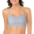 thumbnail image 2 of Fruit of the Loom Women's Spaghetti Strap Cotton Sports Bra 6-Pack, 2 of 6