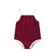 thumbnail image 1 of Gibobby Mameluco para niño Recién Nacido bebé niños niñas sólido mono ropa trajes(Vino, 18-24 Meses), 1 of 4
