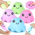 thumbnail image 1 of Pelota antiestrés para niños, paquete de 4 pelotas antiestrés suaves Octopus Nedo, pelotas antiestrés LESONG para aliviar el estrés y la ansiedad Juguete antiestrés para adultos, TDAH, TOC, juguete s, 1 of 5