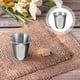 thumbnail image 4 of Taza de comuniones de acero inoxidable, vaso religioso portátil para beber, 10 Uds., 4 of 7