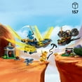 thumbnail image 5 of LEGO NINJAGO Nya and Arin’s Baby Dragon Battle 71798 Ninja Building Toy, Features a Jet, 2 Dragons, 3 Minifigures and Baby Riyu, Gift Idea for Toddlers Ages 4+, 5 of 9