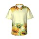 thumbnail image 1 of Balery Sunflowers On A Yellow Background Camisas hawaianas de manga corta para hombre, camisas playeras de corte holgado, camisas de vacaciones con botones,XX-Large, 1 of 7