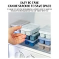 thumbnail image 4 of fuyuli Silicone Ice Cube Moulds,6 Hole Square Ice Cube Moulds,1PC Ice Lattice Ice Box,Household Small Ice Box With Cover Suitable for Frozen Drinks,Freezers,Whiskey,Cocktails,And Ice Cream(White), 4 of 5