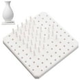 thumbnail image 2 of Kiln Stilts Support Nails Pottery Firing Mat High Temperatures Kiln Tools Clay Accessories(1 Pack),1 x Ceramic Refractory Support Pad 60 x pins,White, 2 of 8
