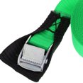 thumbnail image 3 of 1 Pieza de Correa de Remolques Portaequipajes para Kayak Canoa Amarrar Hebilla de Liberación Rápida Hecho de Poliéster de Resistencia Verde Cola Correa de sujeción para portaequipajes de techo, 3 of 6