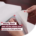thumbnail image 3 of Permanent Adhesive Sticky-Back Thermal Laminating Pouches, 3Mil, 50 Sheets/pack, 3 of 7