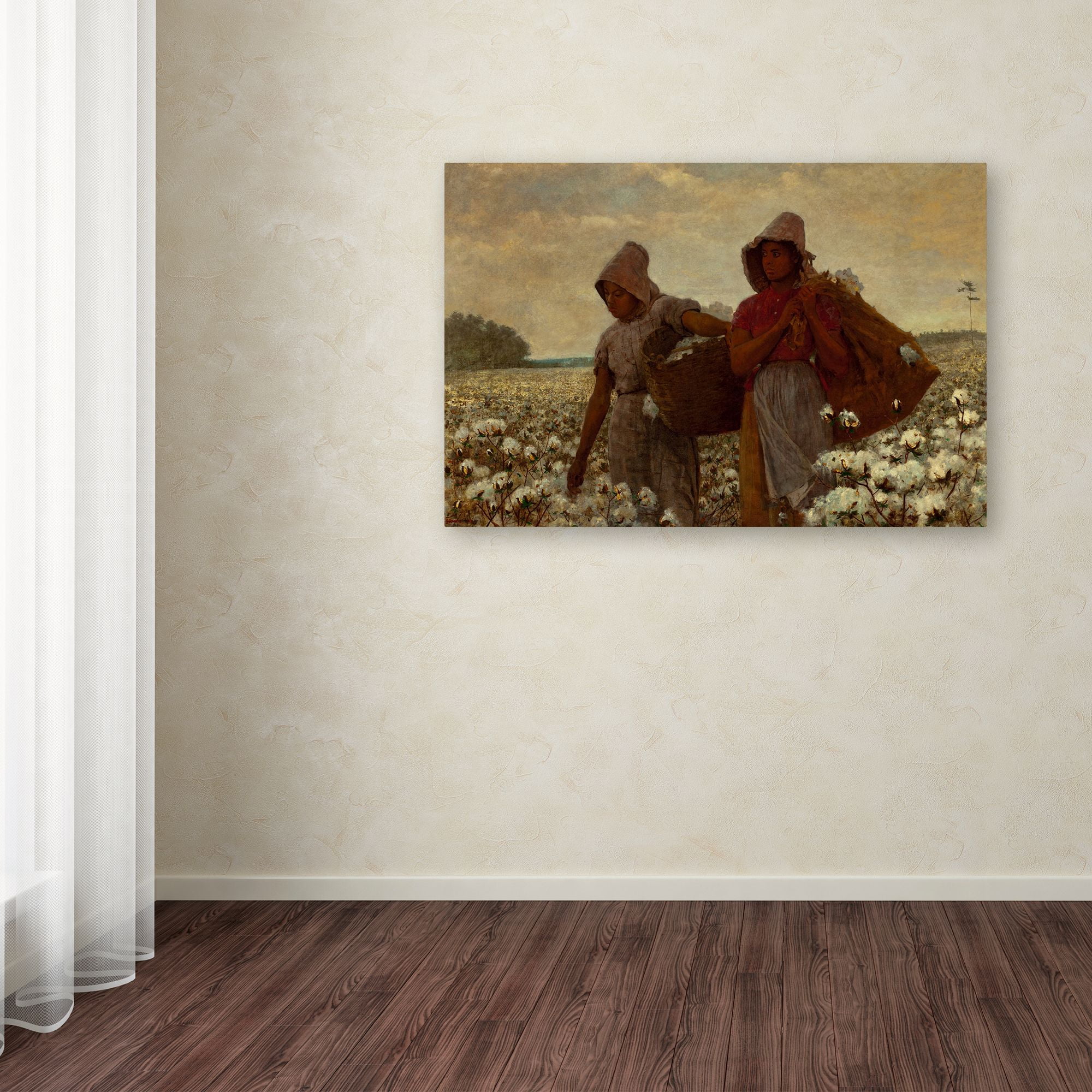 Trademark Fine Art 'The Cotton Pickers' Canvas Art by Homer