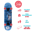 thumbnail image 4 of Patineta Speed Rollers Dino Cop Azul Marino Para Niño, 4 of 5