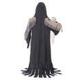 thumbnail image 6 of Way To Celebrate Halloween Animated Reaper with Lantern Decoration, Black and Brown, 84 in, 6 of 7