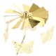 thumbnail image 5 of Portavelas de té con forma de mariposa y diseño de viento dorado brillante para decoración de bodas y Navidad, 5 of 9