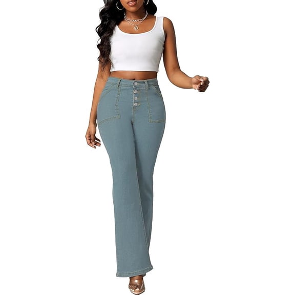 Casual Plus Size Jeans for Women
