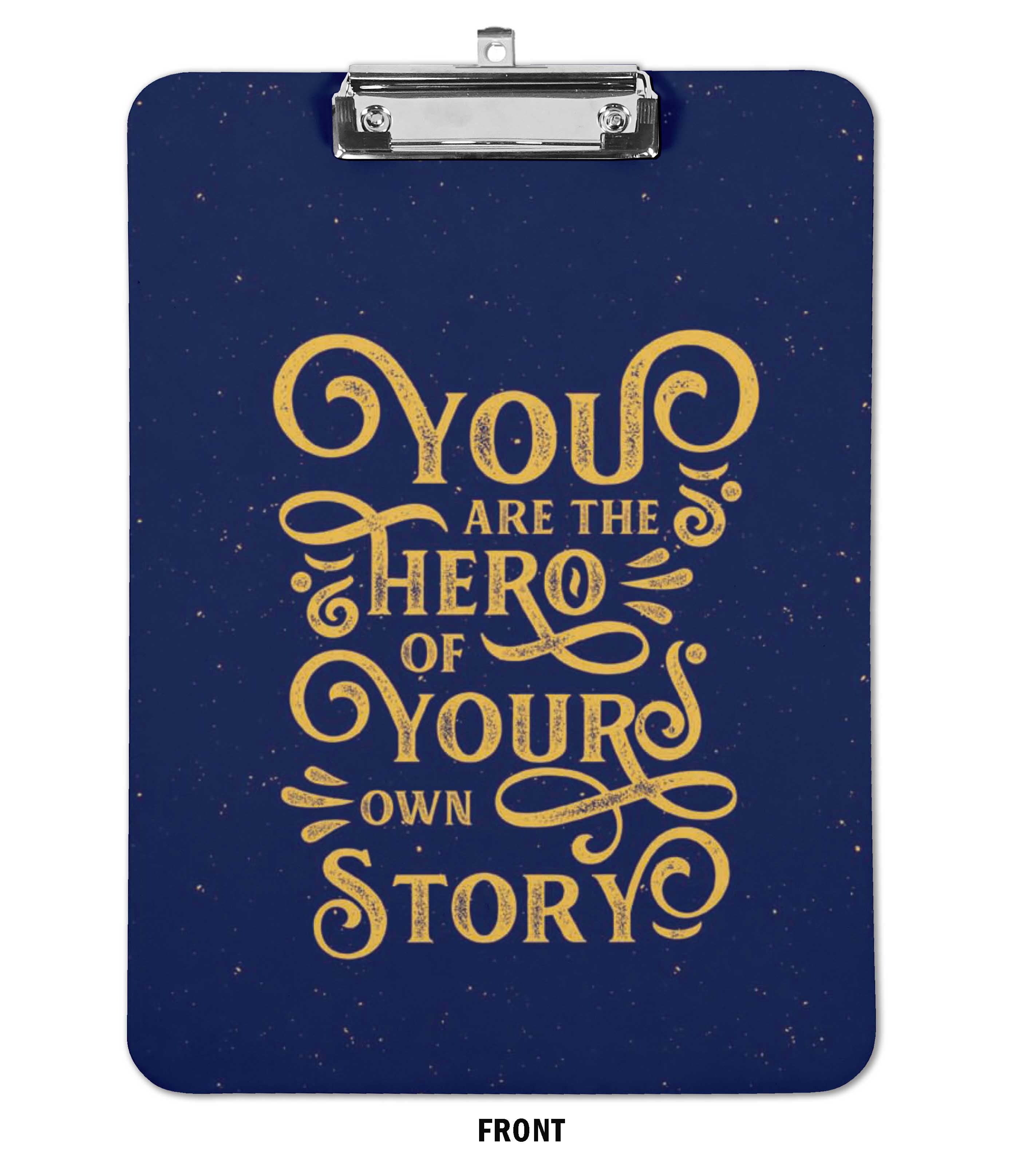 Inkdotpot Dry Erase Double Sided Dry Erase Double Sided Clipboard Letter Size Printed Paperboard Clipboard w/Low Profile Clip 9X15 With Free Marker & Duster