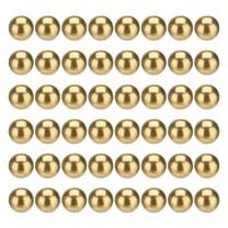 50 Pack Bearing Balls, 10mm Diameter H62 Precision Solid Brass Bearing Balls