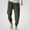 Army Green, variant on HOMADLES Mens Casual Linen Joggers Pants Elastic Waist Loose Fit Sports Pants Side Pocket Outdoor Athletic Pants Army Green Size XL