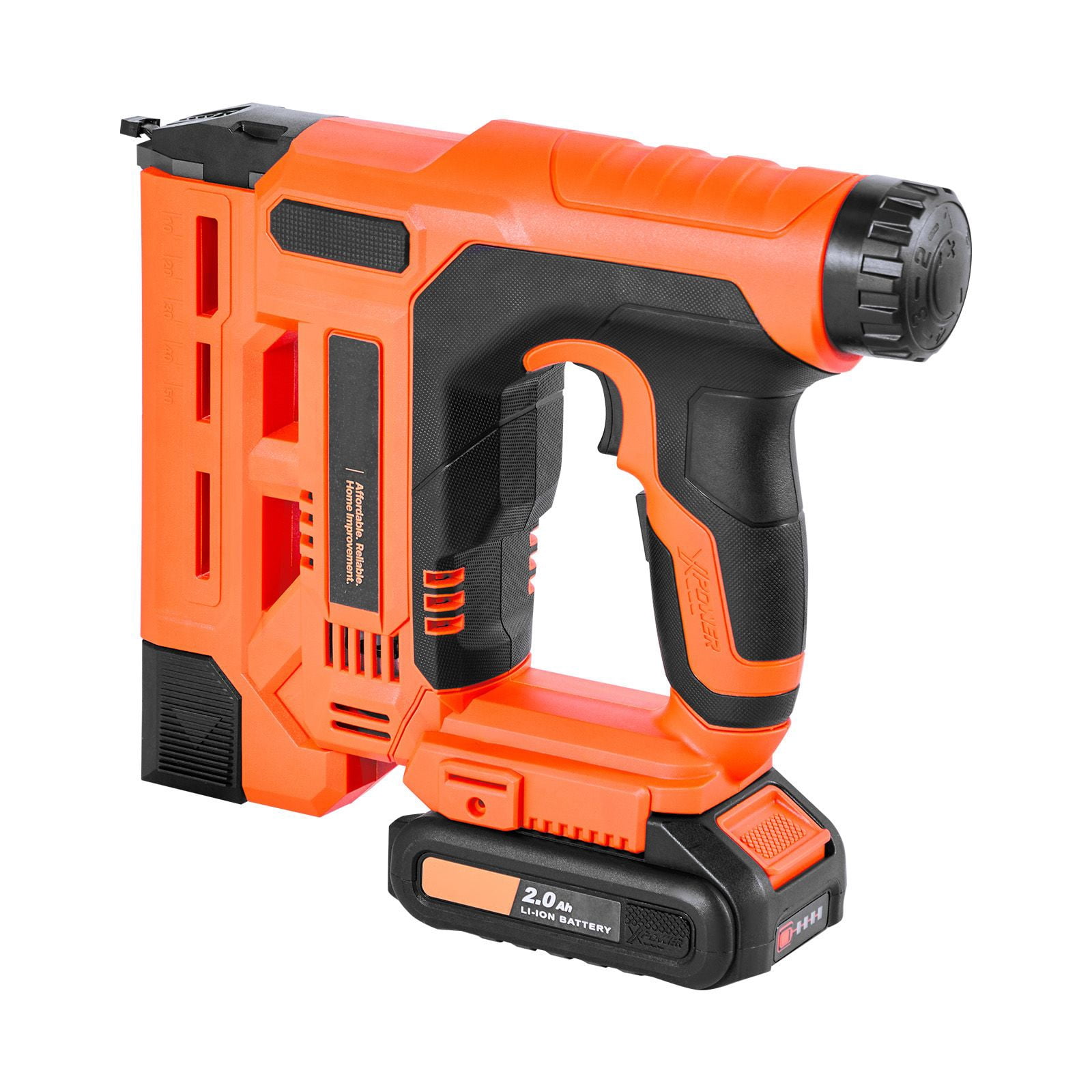 Dranite Cordless Brad Nailer and Staple Gun 2-in-1 Combo Kit, 18 Gauge, Includes 500 Nails and 500 Staples with Battery and Charger, for Woodworking and DIY Projects