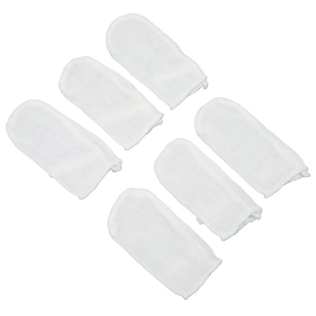 Limpiador Bucal Para Bebés, Gasa Para Limpieza De Dientes Infantiles, 6 Piezas, Hebilla De Anillo De Seguridad, Eliminación De Manchas De Leche, Para Encías