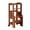 Brown, variant on UNICOO® Bamboo Height Adjustable Children Stool, Kids Learning Stool, Kids Kitchen Step Stool, Toddlers Stool, Children Step Stool for Kitchen (Kids Stool Grey - M3)