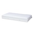 thumbnail image 1 of Baxton Studio Neves Cottage Farmhouse Cama nido de tamaño doble de madera con acabado blanco Baxton Studio 1.93271E11, 1 of 2