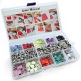 thumbnail image 1 of Herramienta de alicates de botones a presión, sujetadores para ropa de bebé, juego de broches de tela, kit de tachuelas para el hogar sin herramientas, 200 piezas tholdsy HA009170-02B, 1 of 6