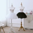 thumbnail image 2 of Women's Lolita Skirts Crinoline Short Petticoat Vintage Party Underskirt, 2 of 9