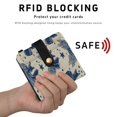 thumbnail image 4 of Small Wallet For Women Bifold Leather Pocket Coin Credit Card Holder With RFID Blocking Angel Wings Bows, 4 of 6