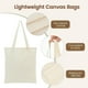 thumbnail image 2 of 8Pcs Tote Bag de Manta Cruda 40 X 35 cm Algodón,Paquetes de Bolsas Tote Bag De Manta Cruda 100% Algodon,Bolsa reutilizable de tela,Bolsas por mayoreo,Bolsas Tote Bag para pintar,Tote bags Ecológic (8), 2 of 5