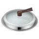 thumbnail image 1 of Stainless Steel Pot Cover Visible Pan Lid Wok Overflow Cover Household Cookware Accessory, 1 of 3