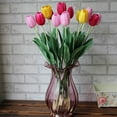 thumbnail image 3 of Mdesiwst 1Pc Real Touch Artificial Flowers Tulips Bouquet Party Home Wedding Fake Bridal Silk Accessory, 3 of 5