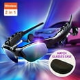 thumbnail image 6 of 5.3 Wireless Headphones Smart Glasses, Fashion Black, USB Charging, Stereo, Call And Listen to Music Glasses, Perfect for Outdoor Sports And Driving Riding, 6 of 9