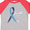 thumbnail image 4 of Inktastic Faith over Fear Hydrocephalus Awareness with Blue Ribbon Boys or Girls Toddler T-Shirt, 4 of 5