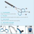 thumbnail image 4 of Dosaele Professional Razor Edge Hair Cutting Thinning Shears Set - Barber Blending Shears & Stainless Steel Texturizing Scissors for Women  Men  Kids & Dogs, 4 of 7