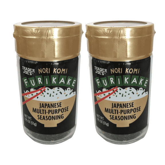 Trader Joe's Nori Komi Furikake Japanese Seasoning Blend 1.95oz (Pack of 2)