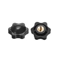 thumbnail image 3 of Clamping Handle Screws Knobs Handle M8 Threaded Star-Shape 2 pcs, 3 of 4