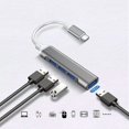 thumbnail image 6 of USB-C to 4-Port USB 3.0 Hub - High-Speed Multiport Splitter for Laptop, MacBook, PC & Tablet, Portable Type-C USB Expander Adapter, 6 of 9