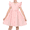 Pink Front Button, variant on Sunny Fashion Girls Dress Blush Button Front Swiss Dot Ruffle Cap Sleeve V Neck Wedding Summer Casual 6 Years