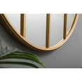 thumbnail image 5 of Metal windowpane mirror 32 inch in in x 32 inch in in Brass, 5 of 5