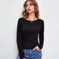 thumbnail image 5 of Camiseta de manga larga para entrenamiento para mujer con espalda abierta, para gimnasio, yoga, atlética Zhivalor BST2000118-4, 5 of 5