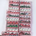thumbnail image 3 of Adornos navideños Dibujos animados creativos regalos navideños para niños tren pequeño adornos de escritorio de ventana de madera, 3 of 6