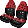 thumbnail image 7 of Uorisanigo Cute Ladybug Car Seat Covers for Women Waterproof Front Seat Covers Elastic Fabrics Anti-Slip Back Fabric Easy to Install Suitable for Cars, SUV and Trucks, 7 of 7