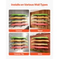 thumbnail image 6 of KFFKFF Adjustable Wall Mount Kayak Storage Rack for 4 Kayaks, 300 lbs Capacity, Heavy-Duty Stand for Indoor and Outdoor Use in Garage, Shed, Dock, Suitable for Canoes, Small Boats, SUPs, Surfboards, 6 of 9