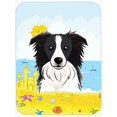 thumbnail image 1 of Border Collie Summer Beach Mouse Pad, Hot Pad or Trivet, 1 of 1