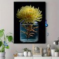 thumbnail image 4 of Yellow Chrysanthemum Canvas Wall Art, Decor for Living Room Bedroom Office Dining Room Hotel Entryway, 4 of 8