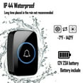 thumbnail image 1 of Door Bell Smart Doorbell Receiver and Transmitter Doorbell IP44 Waterproof Smart Doorbell Wireless Door Bell, 1 of 10