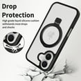 thumbnail image 3 of Njjex Magnetic for iPhone 17 Case with Invisible Kickstand, MagSafe Compatible, Military Drop Camera Protection,Shockproof Not Yellowing Clear Slim Soft for Women Men Lavender Purple, 3 of 8