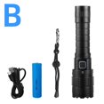 thumbnail image 1 of Splihome Camping Hiking Flashlight 1600 Lumen Strong Lighting Outdoor Adventure Charage with battery, 1 of 10