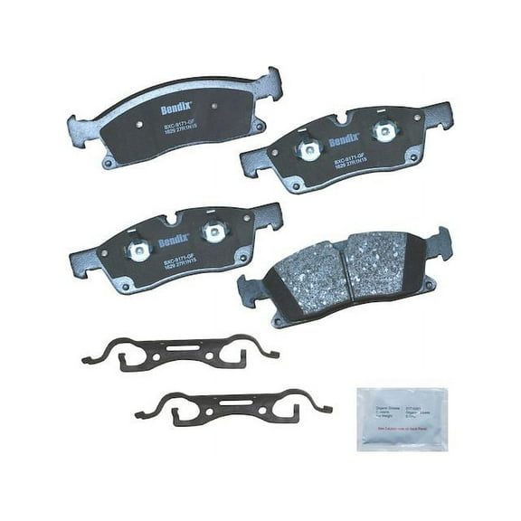 Front Brake Pad Set - Compatible with 2011 - 2016 Jeep Grand Cherokee 2012 2013 2014 2015