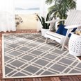 thumbnail image 2 of Safavieh Courtyard Anthracite Indoor Outdoor Rug - 6'7" x 9'6", 2 of 5