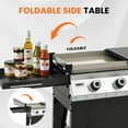 thumbnail image 6 of Propane Gas Griddle 5-Burner BBQ Gas Grill Stainless Steel 50,000 BTU Outdoor Barbecue Flat Top Grill for Camping, Patio, Backyard, 6 of 8