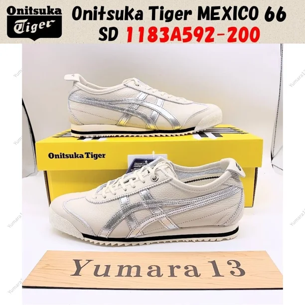 Onitsuka Tiger MEXICO 66 SD BIRCH/SILVER 1183A592-200 Unisex Size