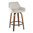 thumbnail image 4 of Daniella Counter Stools for Kitchen Counter in Walnut Wood, Counter Height Chairs, Bar Stools Set of 2, Counter Height Chairs, Bar Stools For Kitchen Island, 4 of 6